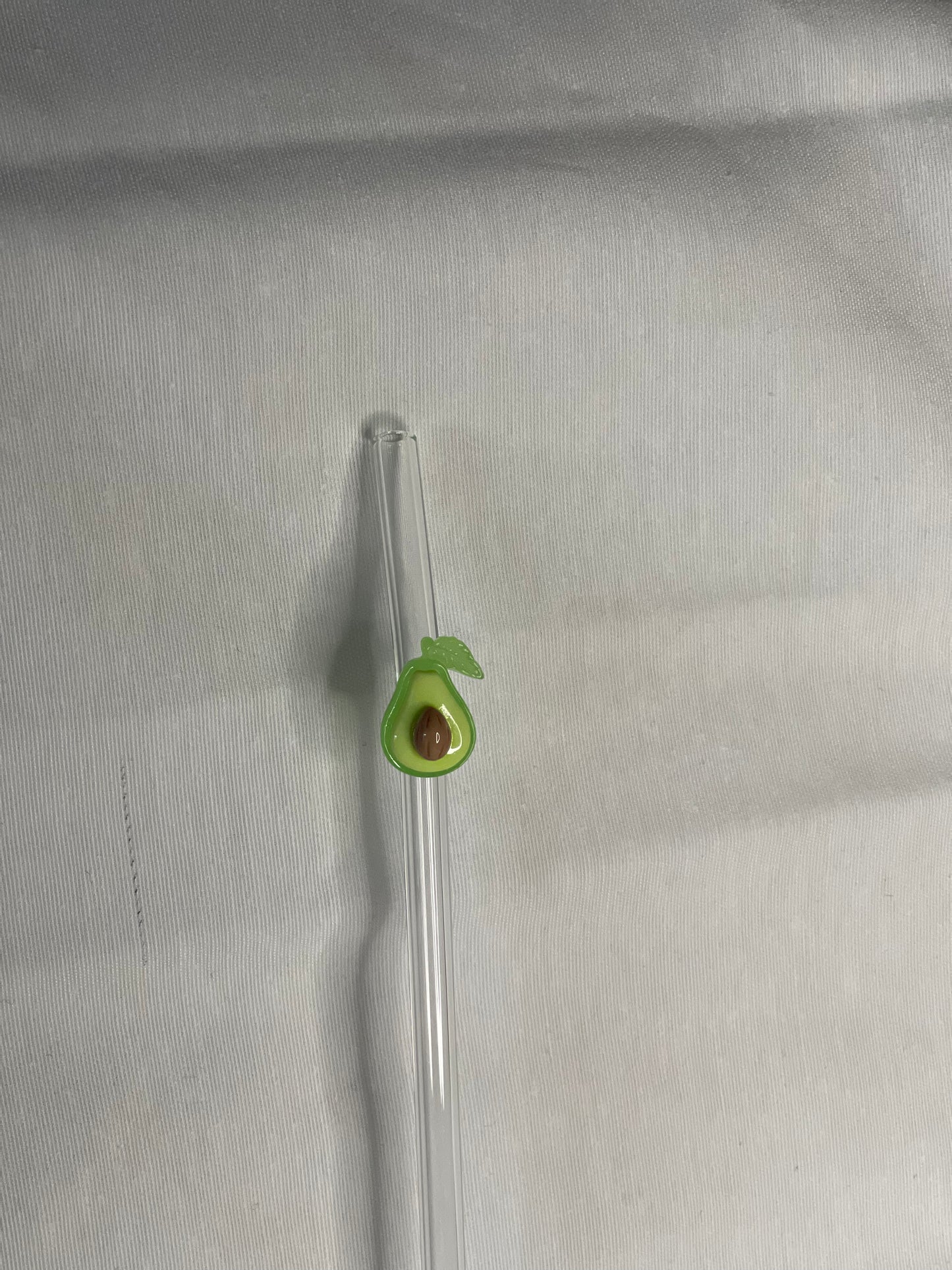 Glasstrohalm Avocado