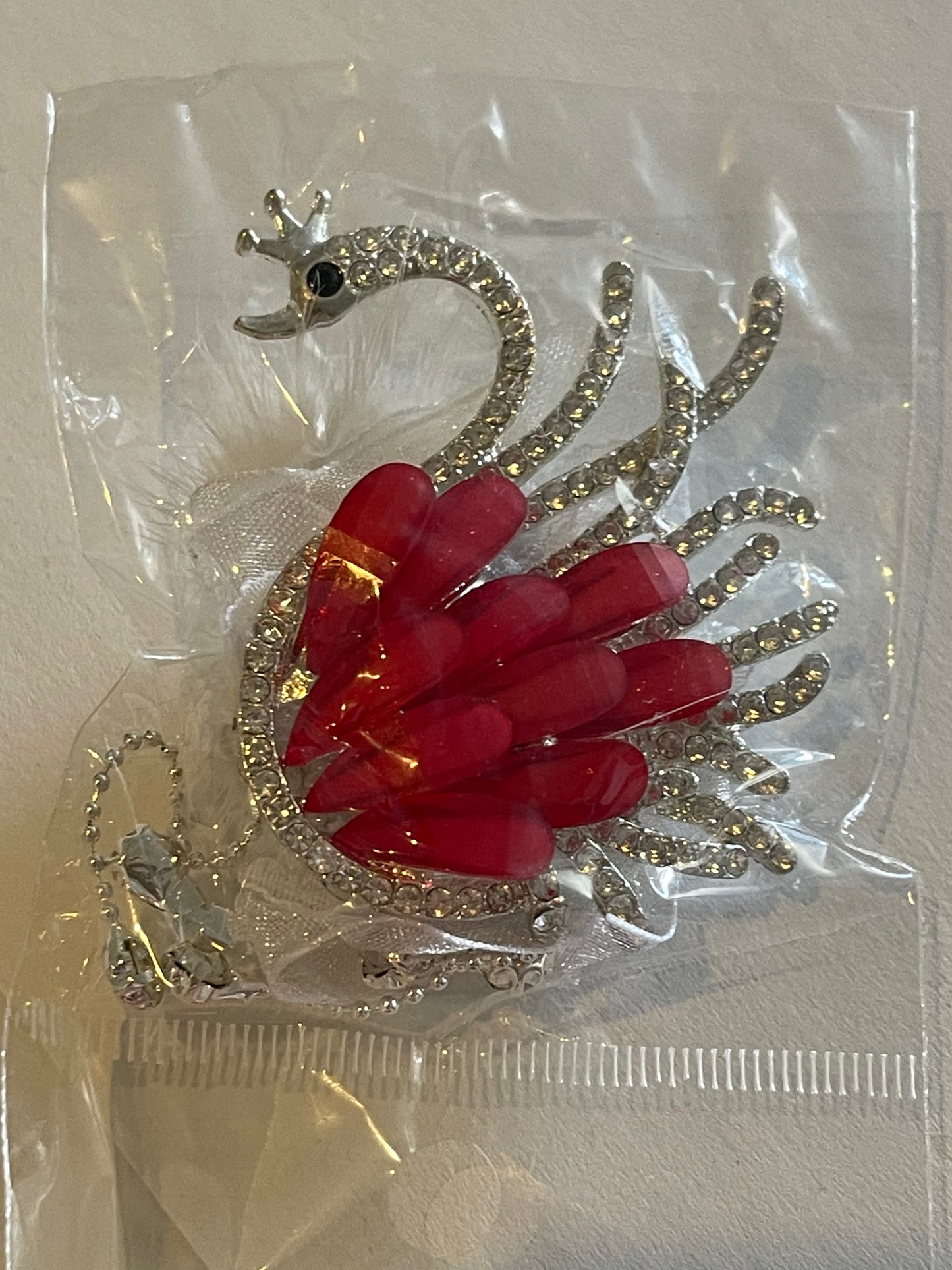 DIY Schwan  – Strass Schwan Anhänger