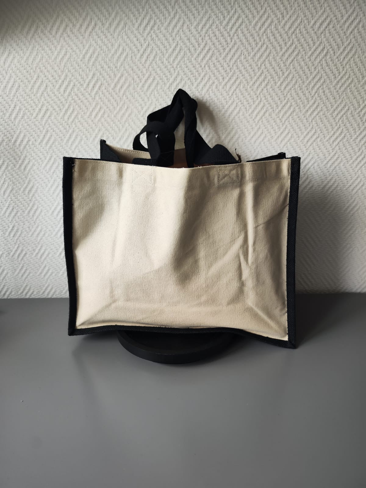 Jutetasche Westford Mill mit Baumwoll Tragegriff