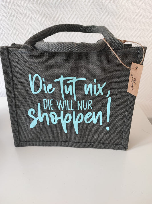 Mini - Jutetaschen 26x22x14