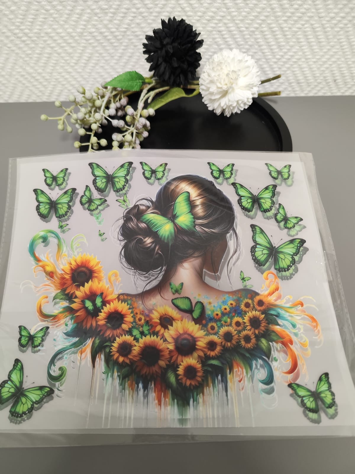 Tattoo Girls Heat Transfer 10 Inch