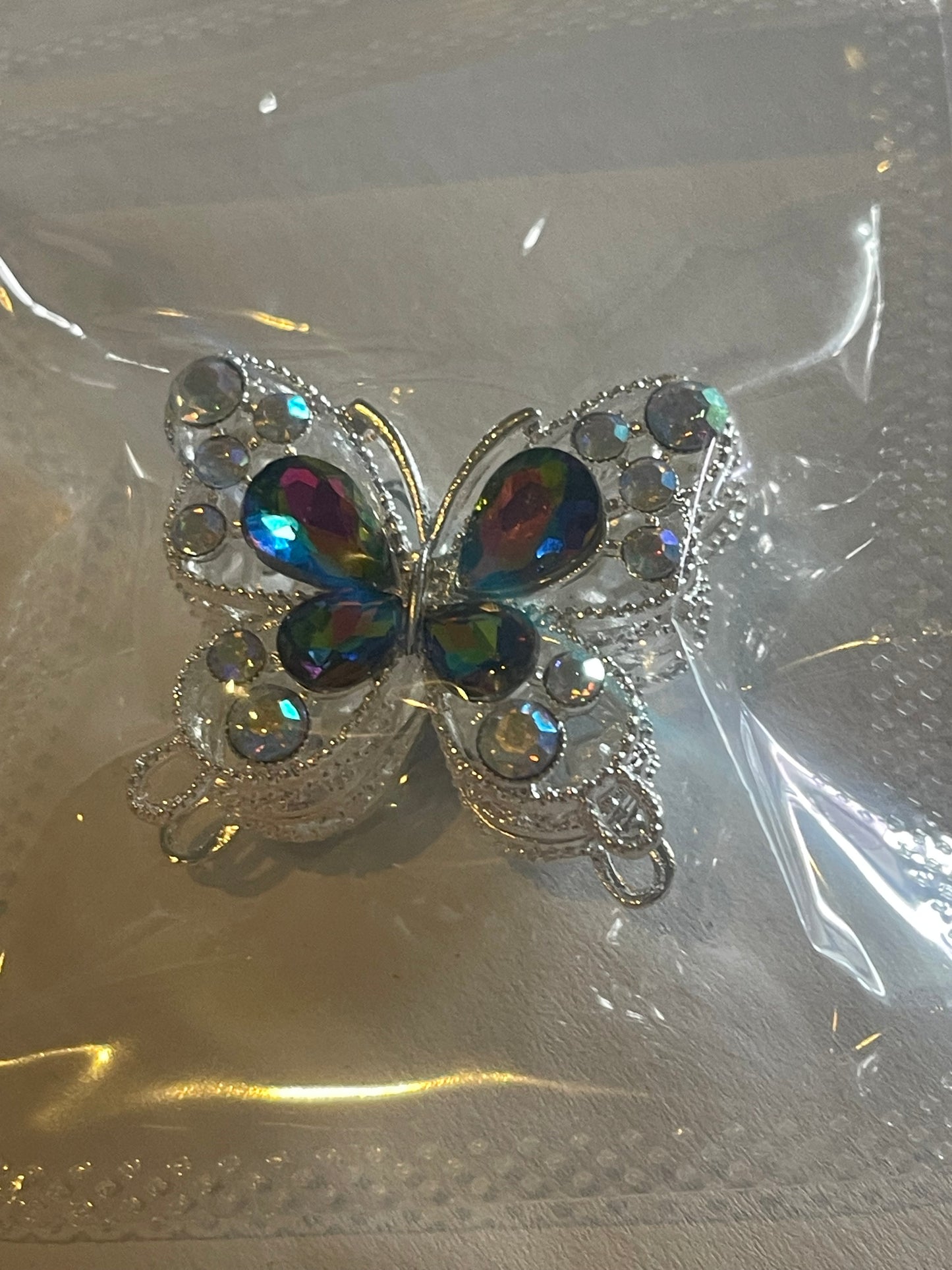Glitzer Schmetterling für Perlen-Kugelschreiber – DIY Anhänger mit Strass