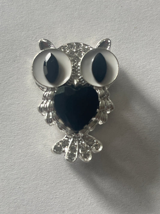 ✨ Funkelnde Strass-Eule – Schmuckanhänger / Focal in verschiedenen Farbe
