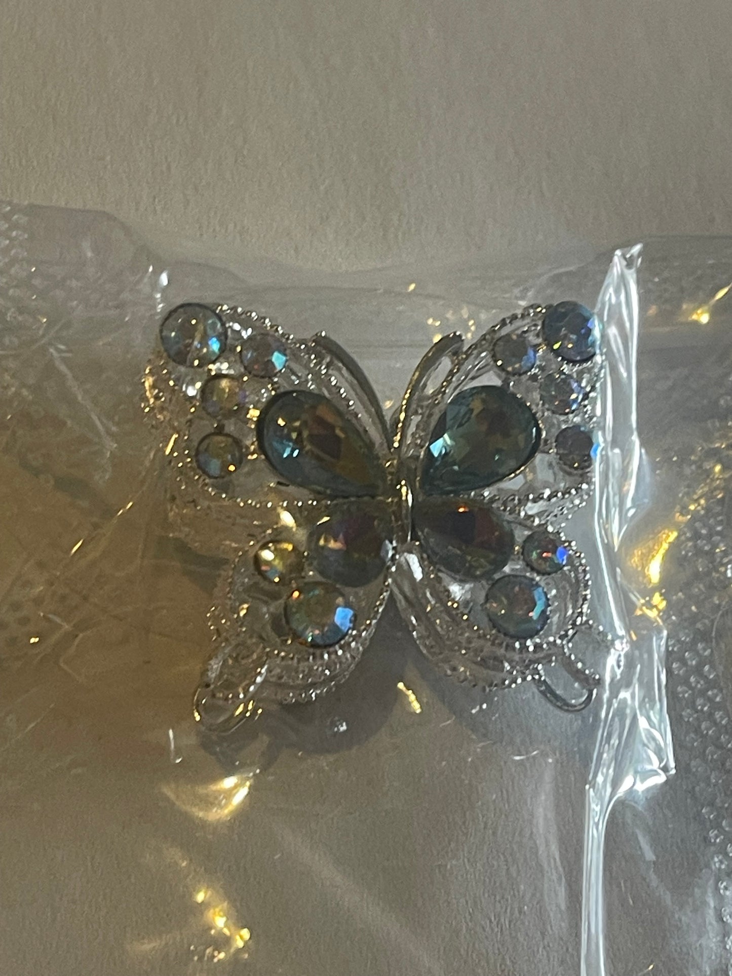 Glitzer Schmetterling für Perlen-Kugelschreiber – DIY Anhänger mit Strass