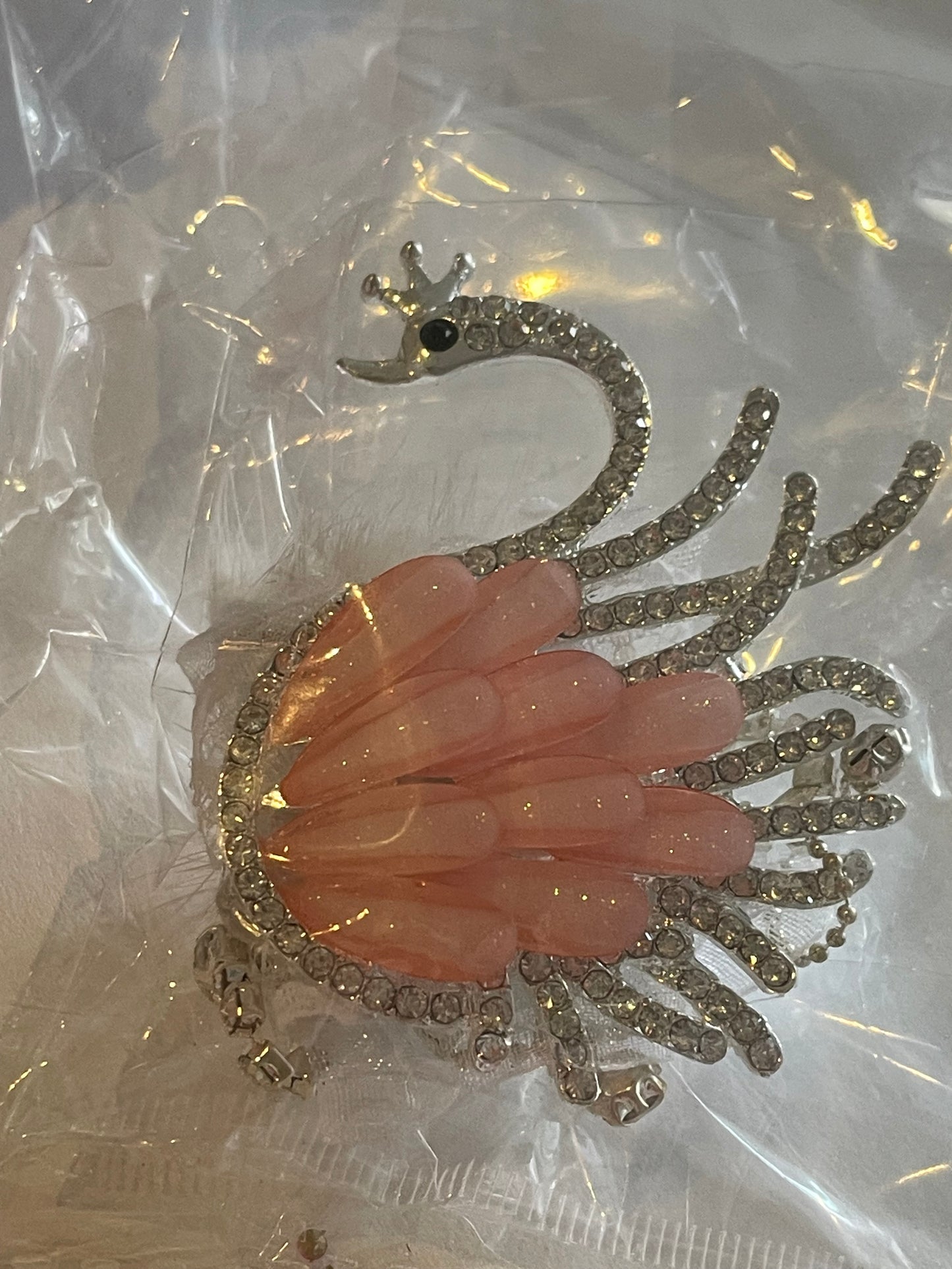 DIY Schwan  – Strass Schwan Anhänger