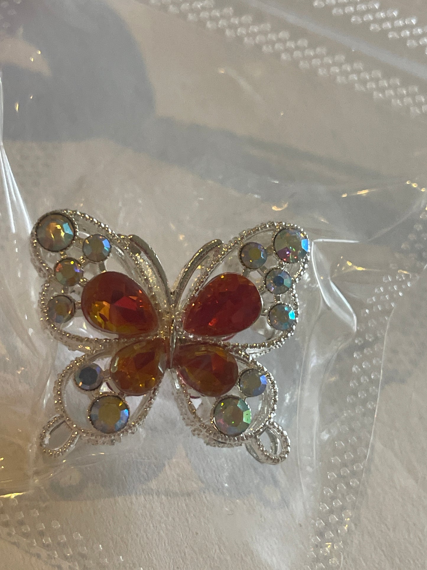 Glitzer Schmetterling für Perlen-Kugelschreiber – DIY Anhänger mit Strass