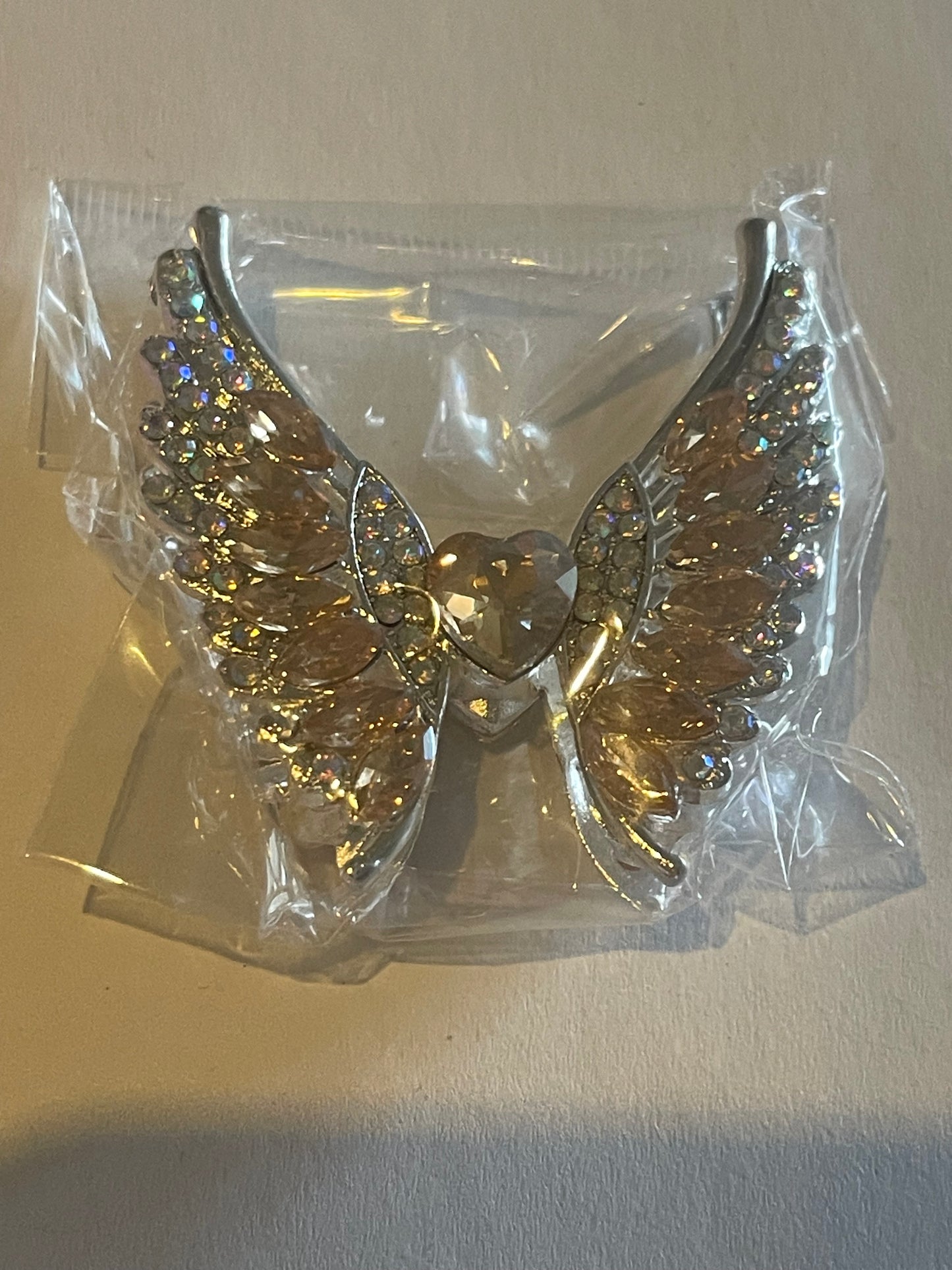DIY Flügel Anhänger mit Herz & Strass | Engel Flügel Anhänger