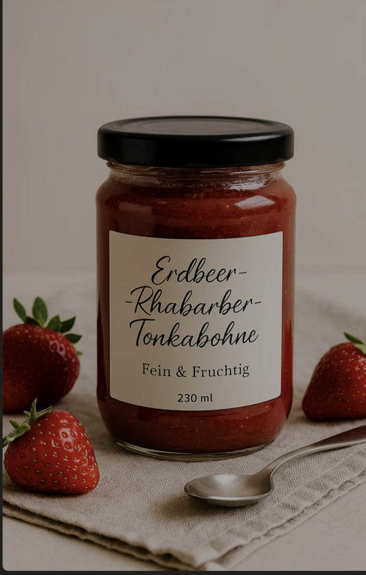 Erdbeer-Rhabarber Tonkabohne 230ml