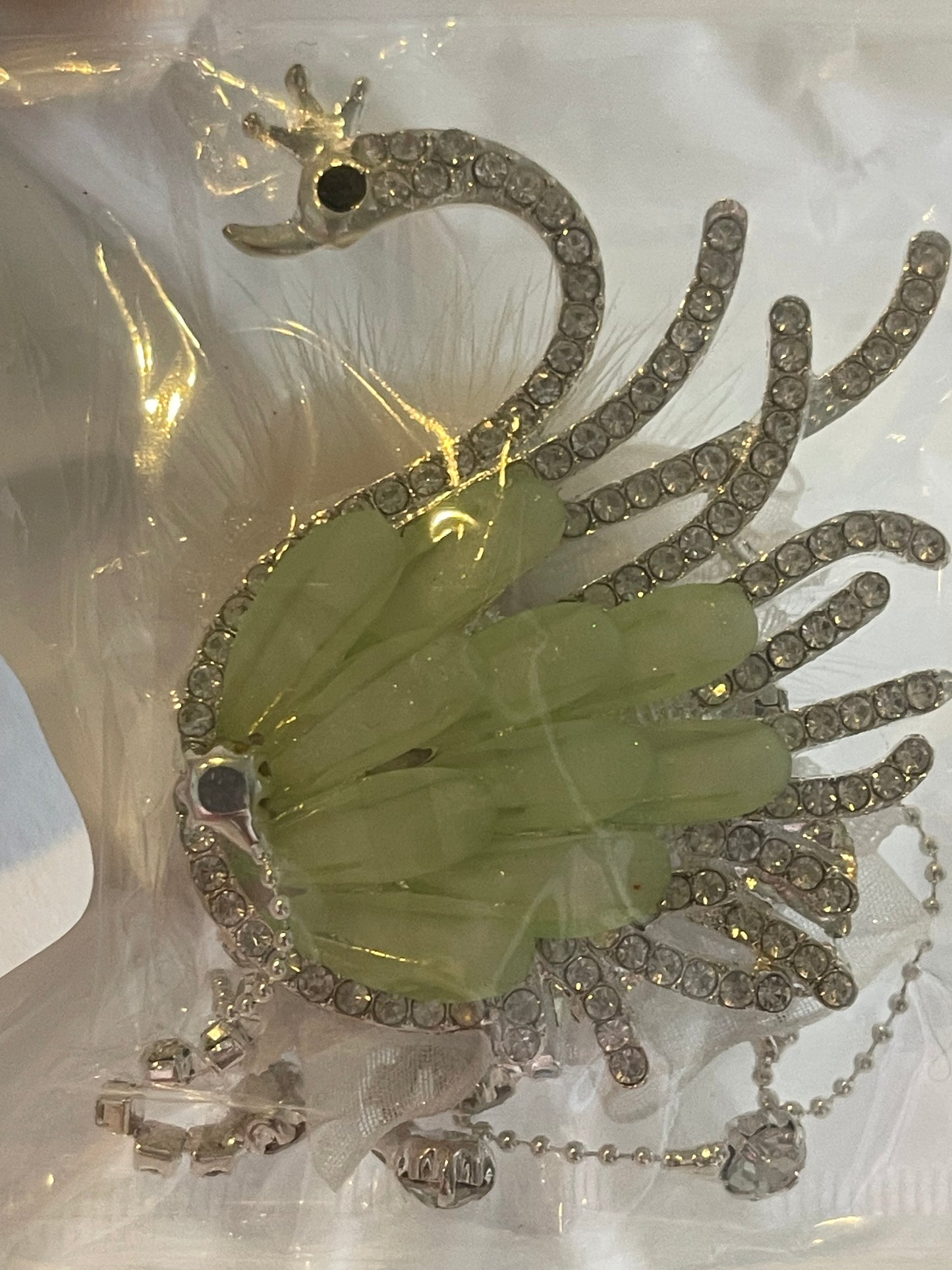 DIY Schwan  – Strass Schwan Anhänger