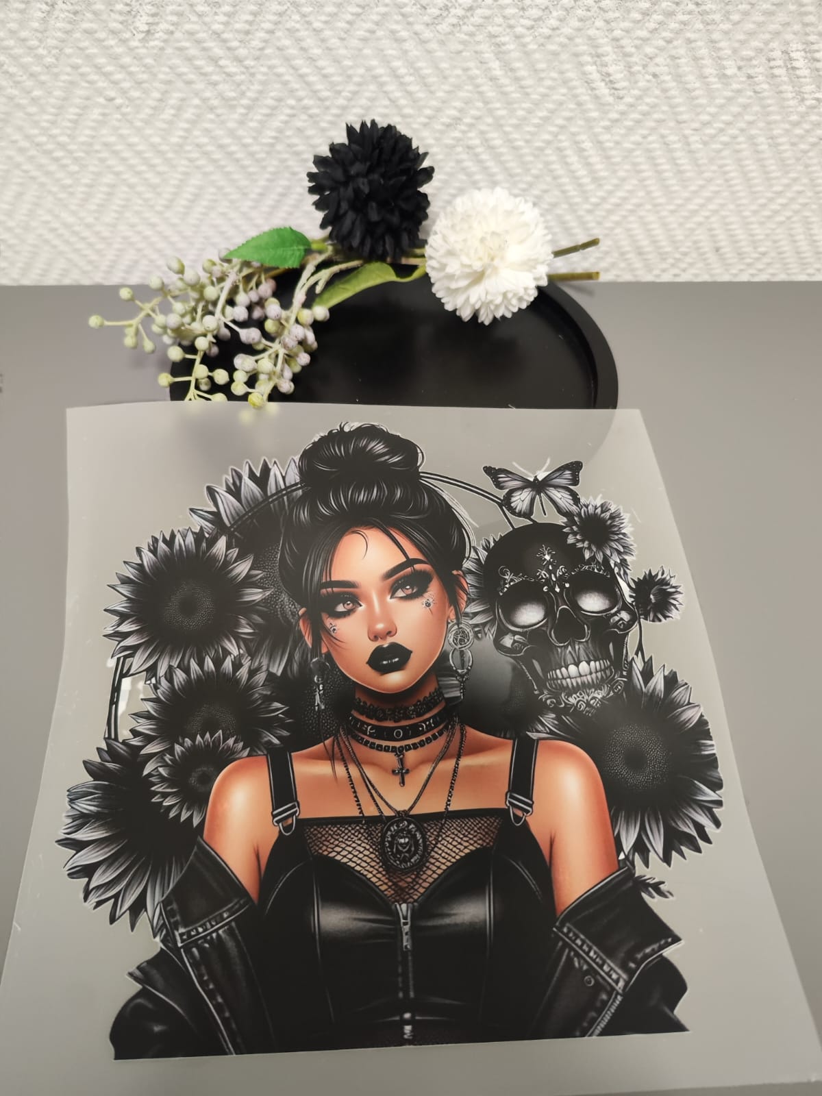 Tattoo Girls Heat Transfer 10 Inch