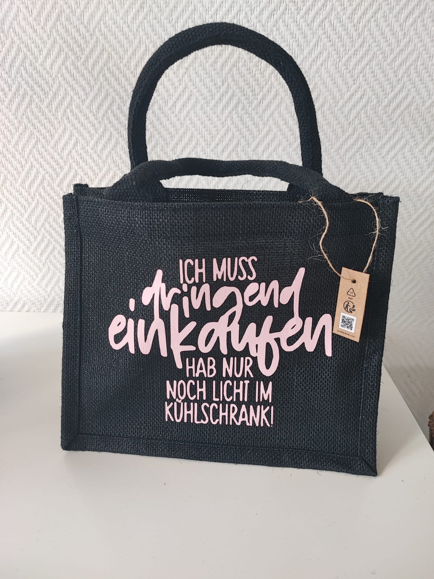 Mini - Jutetaschen 26x22x14