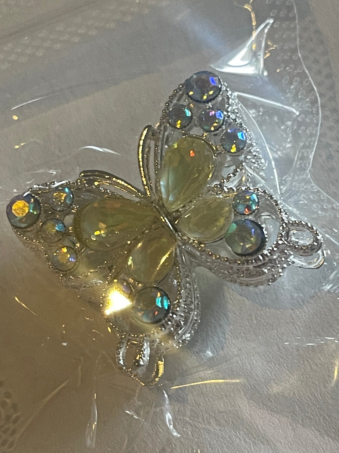 Glitzer Schmetterling für Perlen-Kugelschreiber – DIY Anhänger mit Strass