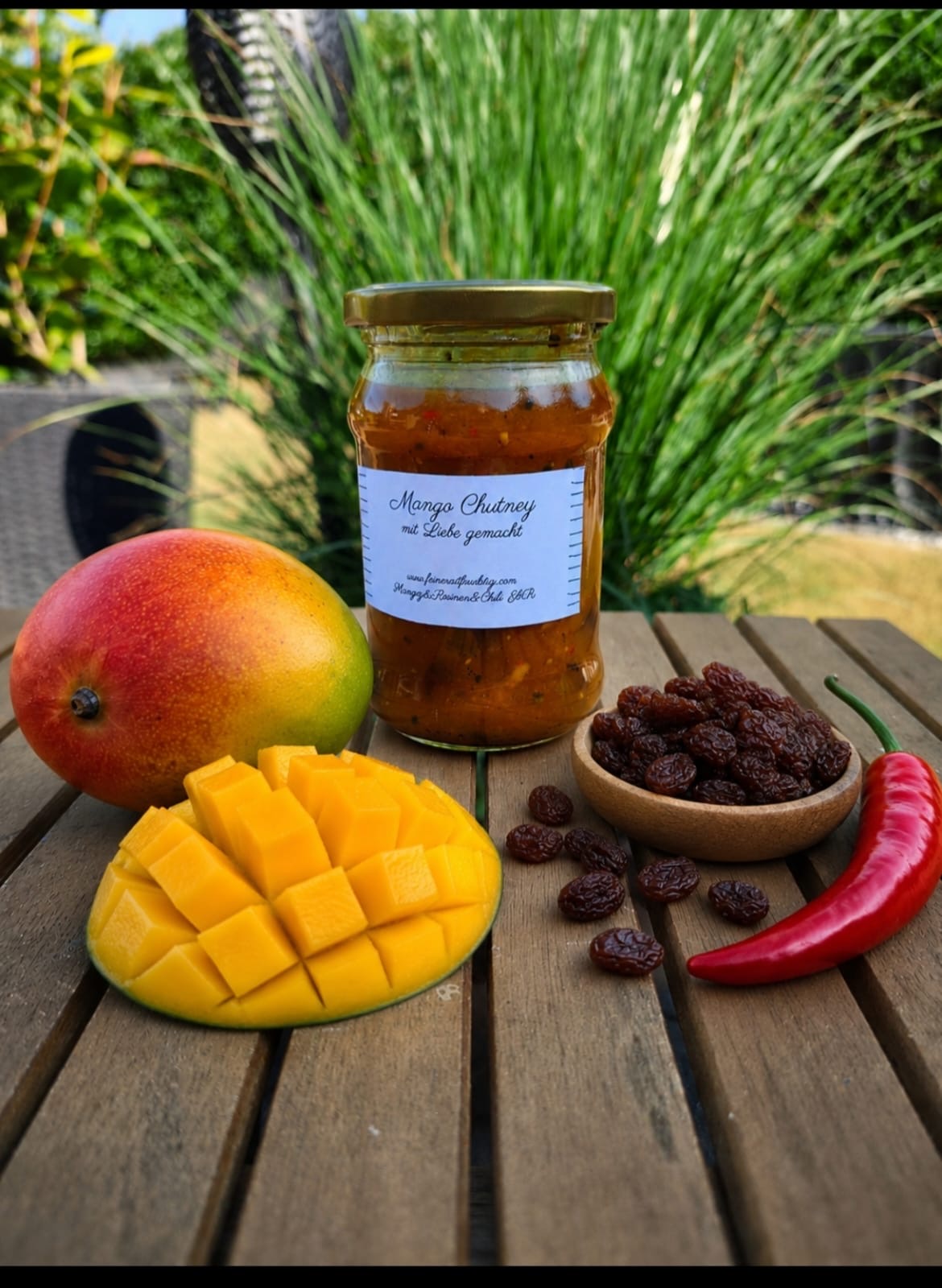 🥭 Mango Chutney – fruchtig, würzig & leicht pikant | 300g