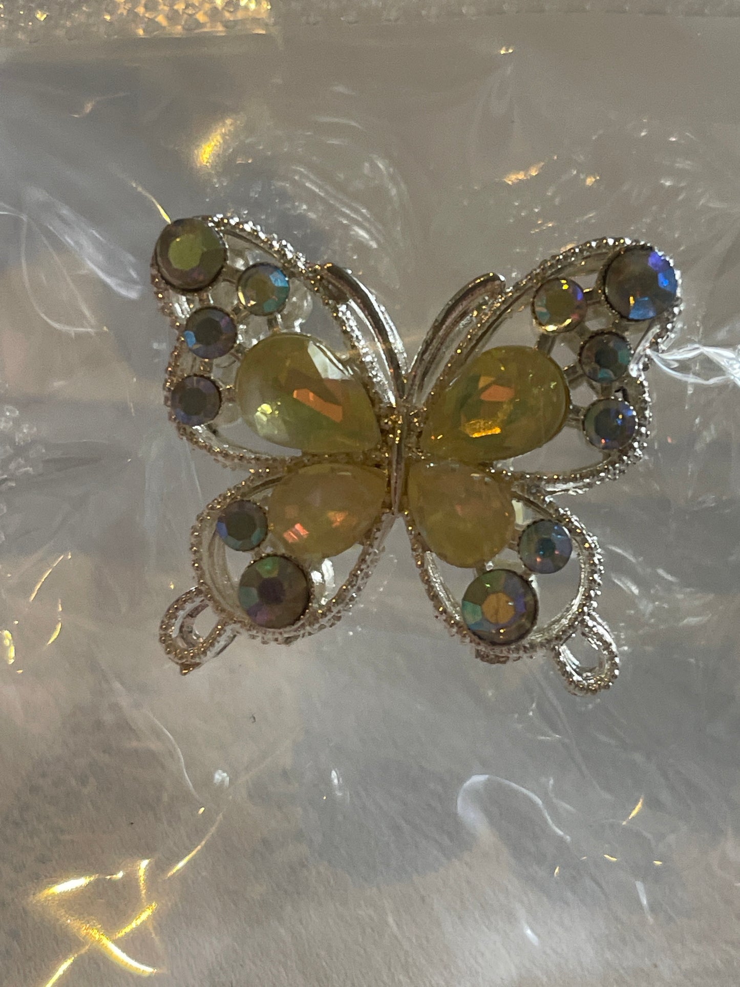 Glitzer Schmetterling für Perlen-Kugelschreiber – DIY Anhänger mit Strass
