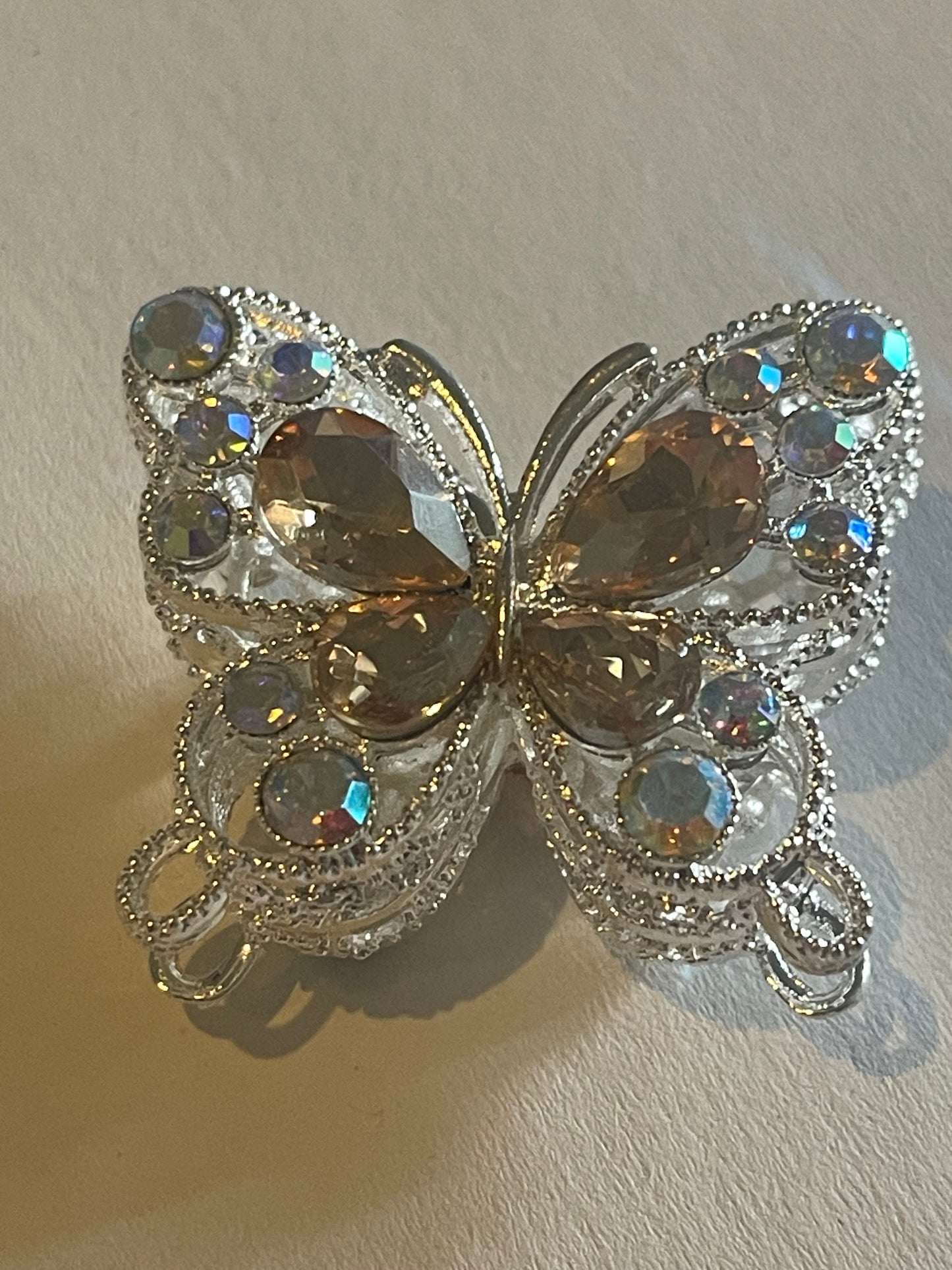 Glitzer Schmetterling für Perlen-Kugelschreiber – DIY Anhänger mit Strass
