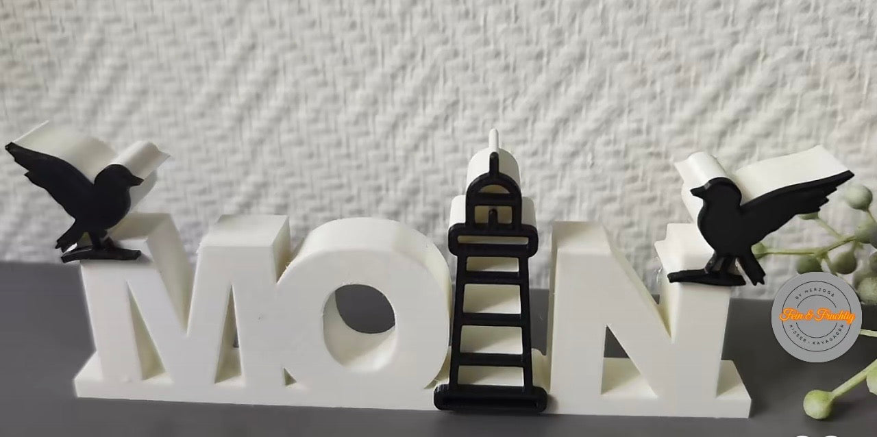 3D Schriftzug personalisiert | Deko & Geschenkidee | Handmade-mittlere Größe