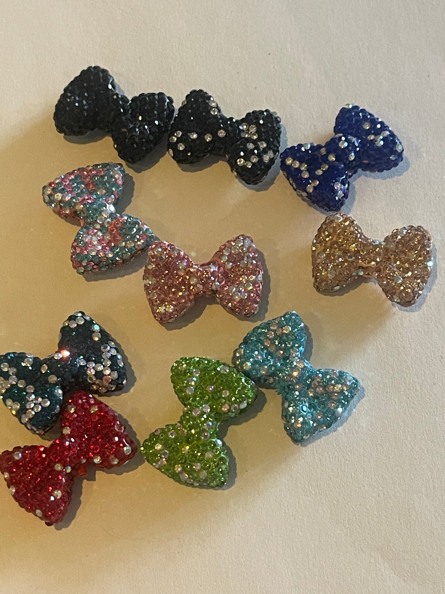 DIY Strass Schleife für Kugelschreiber | Glitzer Schleife in verschiedenen Farben | Pen Topper Bastelzubehör