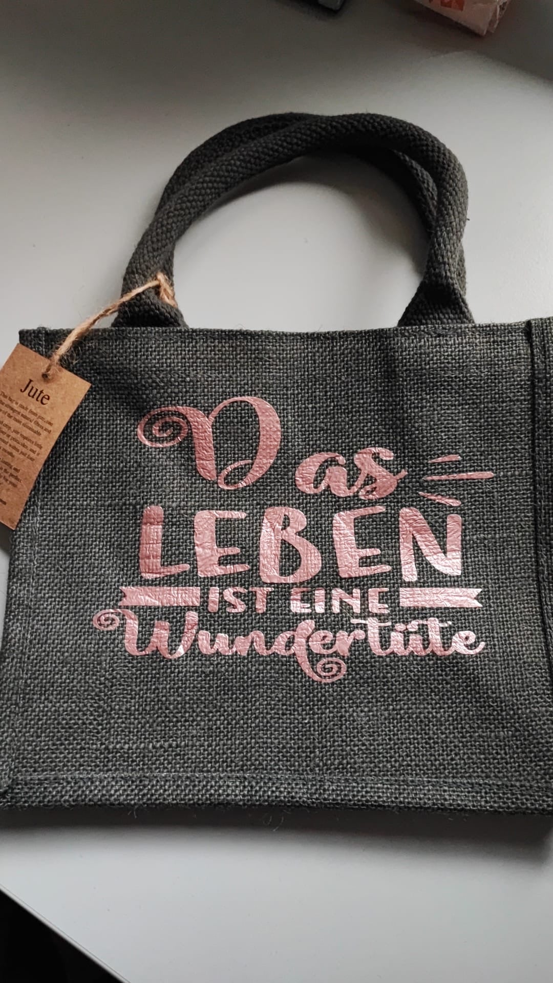 Mini - Jutetaschen 26x22x14
