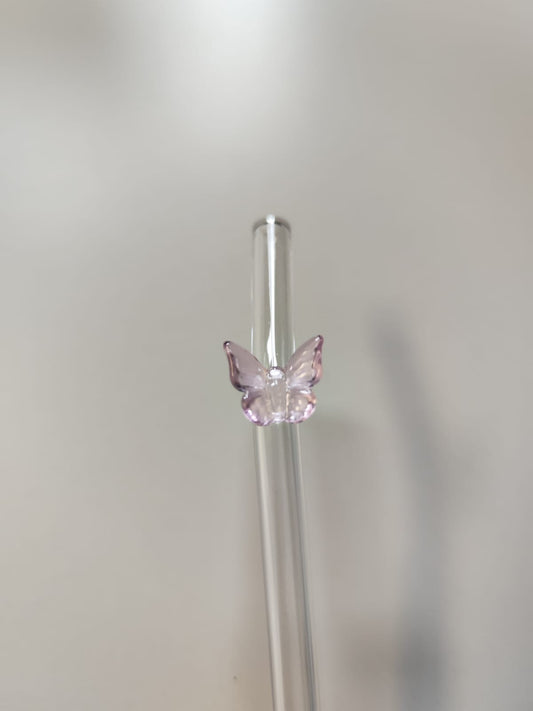Glasstrohhalm Schmetterling